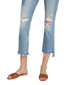 Mother The Insider Cropped Frayed Jeans -Cheap Mother And Heron Store unnamed file 569
