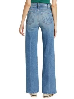 Mother The Hustler Roller Heel Wide-Leg Jeans -Cheap Mother And Heron Store unnamed file 575