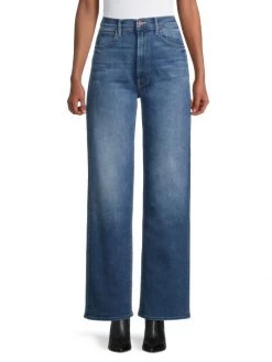 Mother Tunnel Sneak High-Rise Stretch Wide-Leg Jeans -Cheap Mother And Heron Store unnamed file 580
