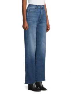 Mother Tunnel Sneak High-Rise Stretch Wide-Leg Jeans -Cheap Mother And Heron Store unnamed file 581