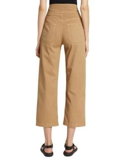 Mother The Wrapped Up Patch Pocket High-Rise Wide-Leg Ankle Jeans -Cheap Mother And Heron Store unnamed file 602