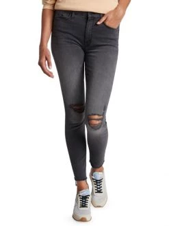 Mother Looker Distressed Stretch Skinny Crop Jeans 11 Mother Looker Distressed Stretch Skinny Crop Jeans -Cheap Mother And Heron Store unnamed file 61