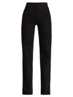 Mother The Hustler Roller Heel Cotton-Blend Jeans