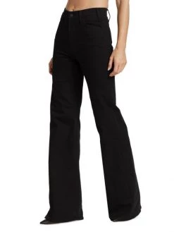 Mother The Hustler Roller Heel Cotton-Blend Jeans -Cheap Mother And Heron Store unnamed file 615