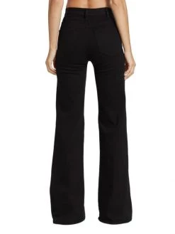 Mother The Hustler Roller Heel Cotton-Blend Jeans -Cheap Mother And Heron Store unnamed file 616