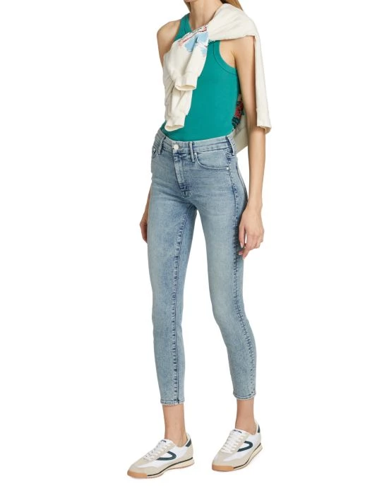 Mother The Looker High-Rise Stretch Skinny Ankle Jeans 4 Mother The Looker High-Rise Stretch Skinny Ankle Jeans - Image 2