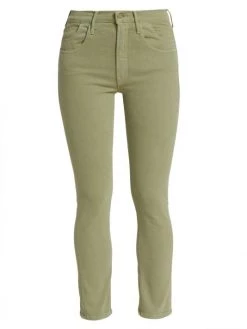 Mother Stash Mid-Rise Dazzler Ankle Jeans