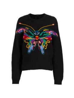 Mother The Batwing Alpaca-Blend Pullover Sweater