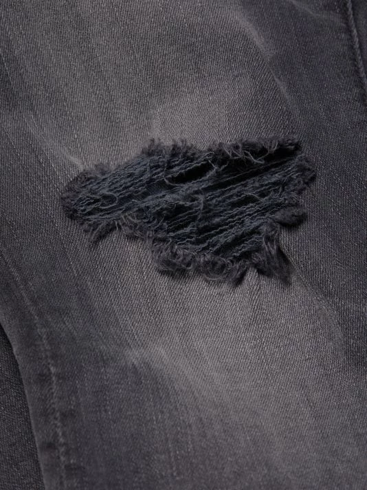 Mother Looker Distressed Stretch Skinny Crop Jeans 9 Mother Looker Distressed Stretch Skinny Crop Jeans - Image 7