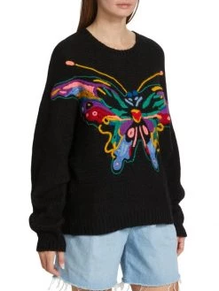 Mother The Batwing Alpaca-Blend Pullover Sweater -Cheap Mother And Heron Store unnamed file 650