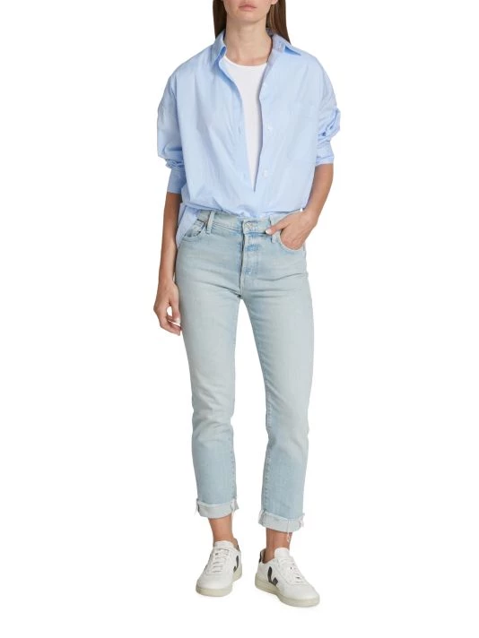 Mother The Scrapper High-Rise Stretch Fray Ankle Jeans 4 Mother The Scrapper High-Rise Stretch Fray Ankle Jeans - Image 2