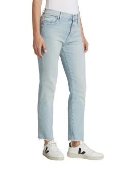 Mother The Scrapper High-Rise Stretch Fray Ankle Jeans 12 Mother The Scrapper High-Rise Stretch Fray Ankle Jeans -Cheap Mother And Heron Store unnamed file 657