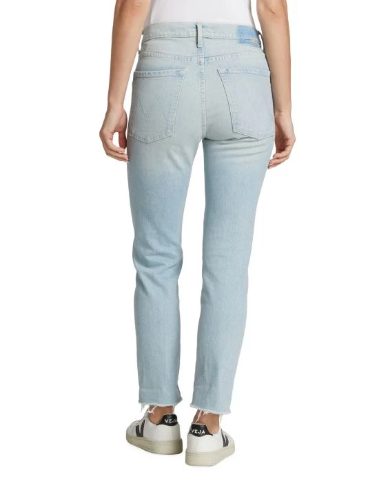 Mother The Scrapper High-Rise Stretch Fray Ankle Jeans 7 Mother The Scrapper High-Rise Stretch Fray Ankle Jeans - Image 5