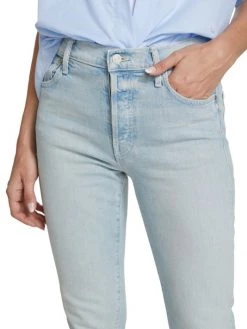 Mother The Scrapper High-Rise Stretch Fray Ankle Jeans 14 Mother The Scrapper High-Rise Stretch Fray Ankle Jeans -Cheap Mother And Heron Store unnamed file 659