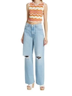Mother The Fun Dip Puddle Wide-Leg Jeans -Cheap Mother And Heron Store unnamed file 676
