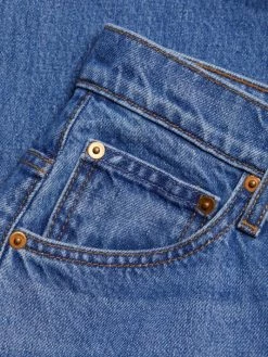 Mother Double Stack High-Rise Rigid Straight Ankle Jeans -Cheap Mother And Heron Store unnamed file 702