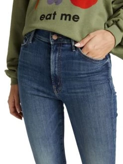 Mother The Swooner High-Rise Stretch Flare Jeans -Cheap Mother And Heron Store unnamed file 722