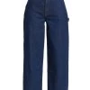 Mother Fun Dip Puddle High-Rise Rigid Wide-Leg Jeans