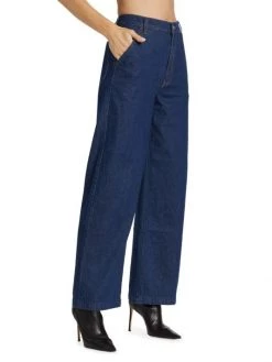 Mother Fun Dip Puddle High-Rise Rigid Wide-Leg Jeans -Cheap Mother And Heron Store unnamed file 727