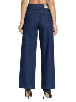 Mother Fun Dip Puddle High-Rise Rigid Wide-Leg Jeans -Cheap Mother And Heron Store unnamed file 728