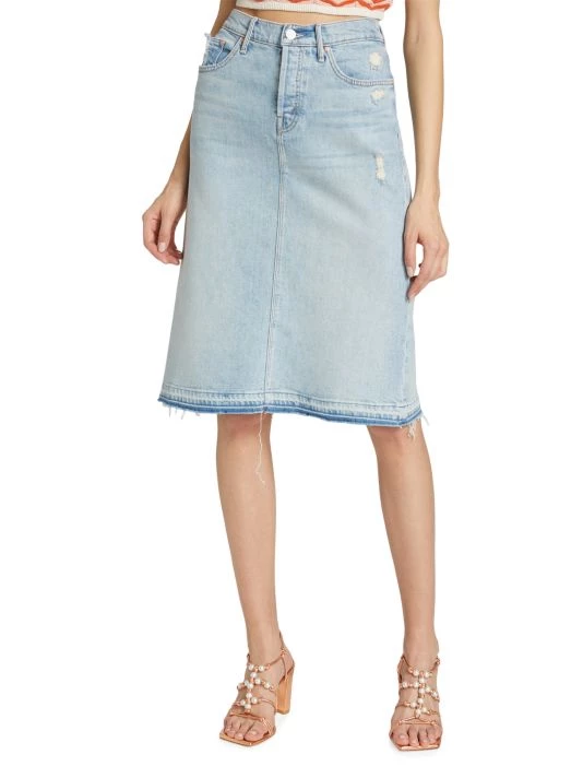 Mother Vagabond Denim Midi-Skirt 5 Mother Vagabond Denim Midi-Skirt - Image 3