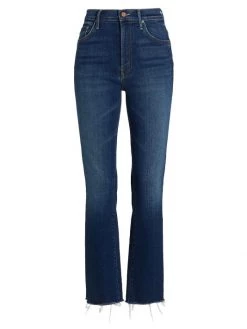 Mother The Insider Ankle-Crop Jeans