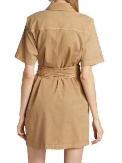 Mother The Wrapped Up Denim Mini Shirtdress -Cheap Mother And Heron Store unnamed file 777