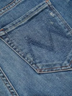 Mother The Insider High-Rise Step-Hem Stretch Crop Jeans -Cheap Mother And Heron Store unnamed file 79