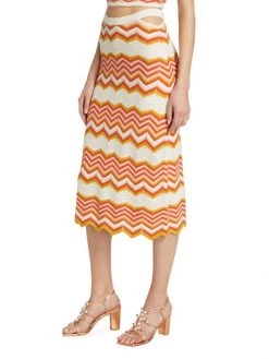 Mother Cut-It-Out Crochet Midi Skirt -Cheap Mother And Heron Store unnamed file 790