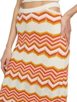Mother Cut-It-Out Crochet Midi Skirt -Cheap Mother And Heron Store unnamed file 792