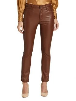 Mother The Dazzler Mid-Rise Slim Cropped Faux-Leather Ankle Jeans 11 Mother The Dazzler Mid-Rise Slim Cropped Faux-Leather Ankle Jeans -Cheap Mother And Heron Store unnamed file 803