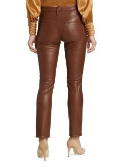 Mother The Dazzler Mid-Rise Slim Cropped Faux-Leather Ankle Jeans 13 Mother The Dazzler Mid-Rise Slim Cropped Faux-Leather Ankle Jeans -Cheap Mother And Heron Store unnamed file 805