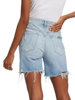 Mother Smokin' High-Rise Frayed Jean Shorts 13 Mother Smokin' High-Rise Frayed Jean Shorts -Cheap Mother And Heron Store unnamed file 833