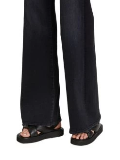 Mother The Hustler Roller Heel High-Rise Wide-Leg Jeans -Cheap Mother And Heron Store unnamed file 85