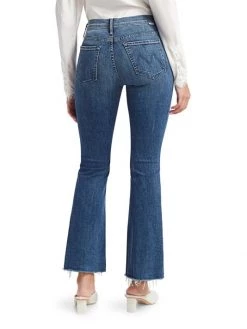 Mother The Weekender Mid-Rise Flare Fray Hem Jeans -Cheap Mother And Heron Store unnamed file 881