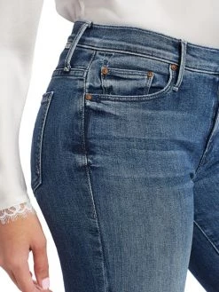 Mother The Weekender Mid-Rise Flare Fray Hem Jeans -Cheap Mother And Heron Store unnamed file 882