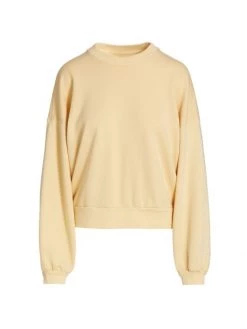 Mother The Loosen Up Crop Sweatshirt Sunlight -Cheap Mother And Heron Store unnamed file 901