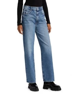 Mother Tunnel Vision Sneak High-Waisted Jeans -Cheap Mother And Heron Store unnamed file 916