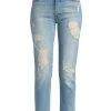 Mother Trickster Mid-Rise Stretch Straight-Leg Ankle Jeans