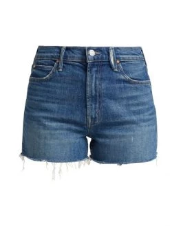 Mother The Dutchie High-Rise Stretch Cut-Off Jean Shorts
