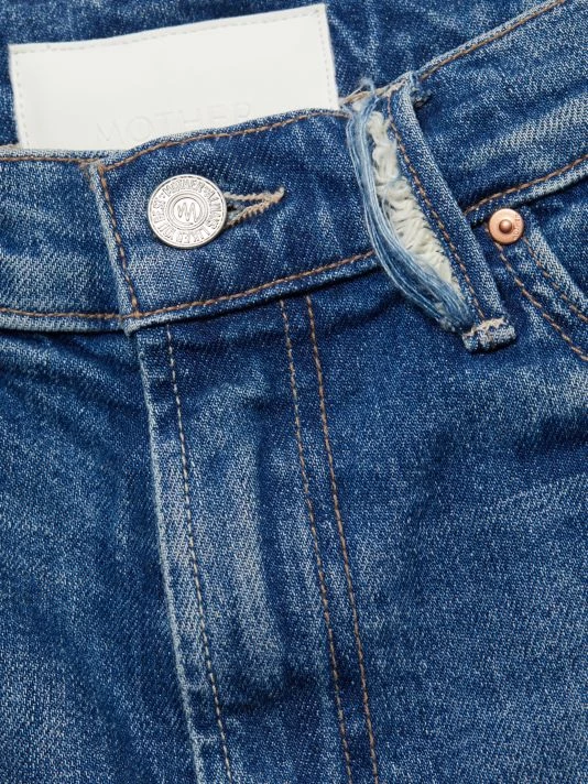 Mother The Dutchie High-Rise Stretch Cut-Off Jean Shorts 9 Mother The Dutchie High-Rise Stretch Cut-Off Jean Shorts - Image 7