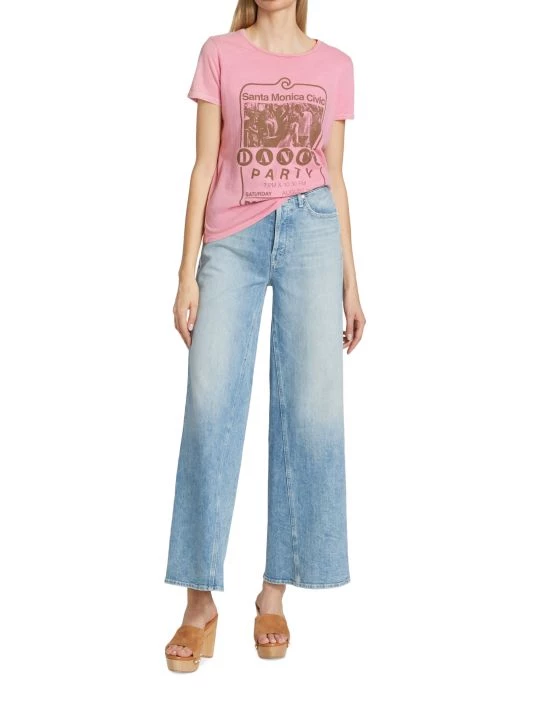 Mother The Enchanter High-Rise Cropped Wide-Leg Jeans 4 Mother The Enchanter High-Rise Cropped Wide-Leg Jeans - Image 2