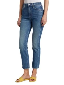 Mother Rider High-Rise Stretch Crop Flare Jeans -Cheap Mother And Heron Store unnamed file 976