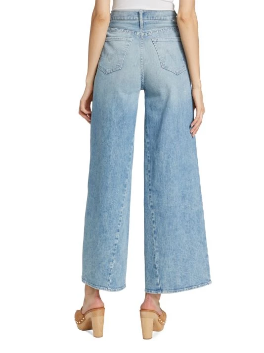 Mother The Enchanter High-Rise Cropped Wide-Leg Jeans 7 Mother The Enchanter High-Rise Cropped Wide-Leg Jeans - Image 5