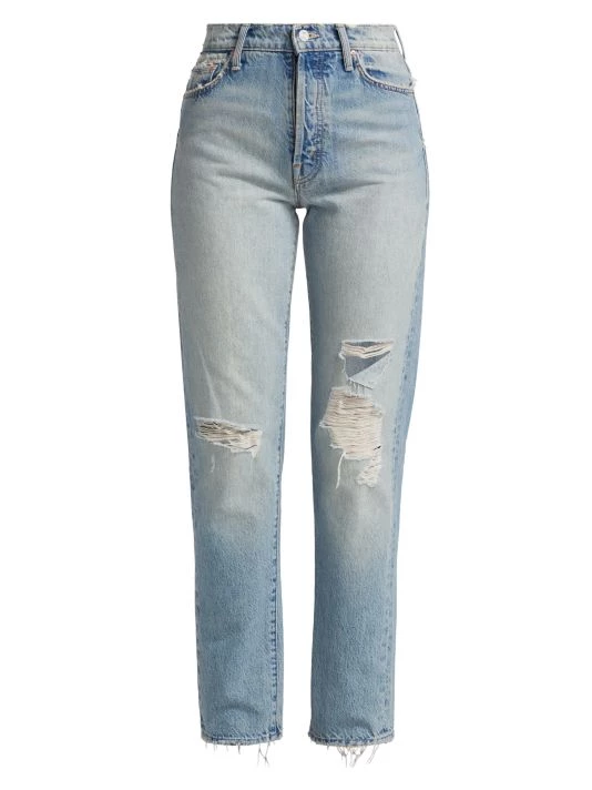 Mother The Huffy Skimp Distressed Jeans 3 Mother The Huffy Skimp Distressed Jeans