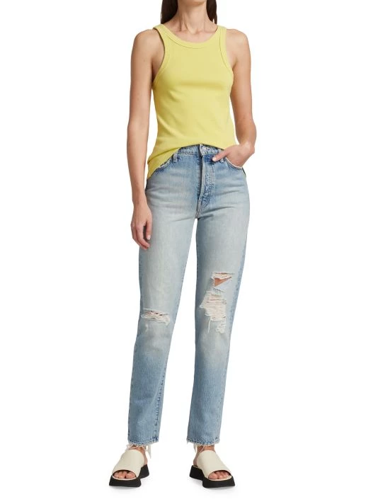 Mother The Huffy Skimp Distressed Jeans 4 Mother The Huffy Skimp Distressed Jeans - Image 2