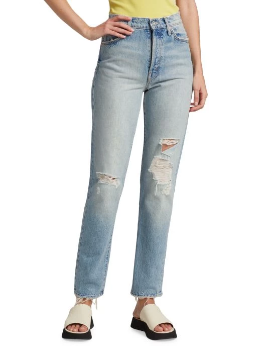 Mother The Huffy Skimp Distressed Jeans 5 Mother The Huffy Skimp Distressed Jeans - Image 3