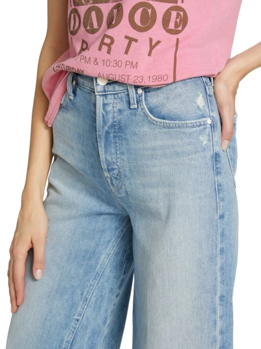 Mother The Enchanter High-Rise Cropped Wide-Leg Jeans 8 Mother The Enchanter High-Rise Cropped Wide-Leg Jeans - Image 6